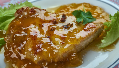 Apricot Dijon Pork Chops