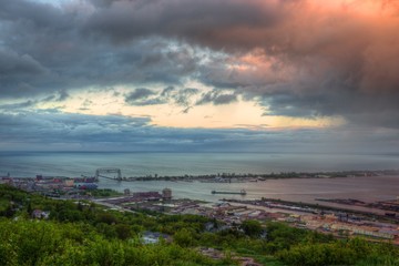 Enger Tower is a tourist destination and scenic view in Duluth, Minnesota