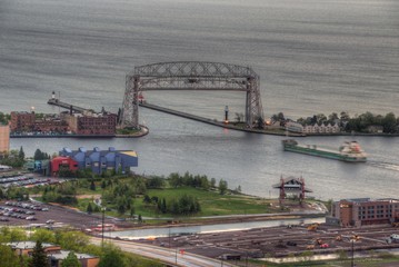 Fototapeta na wymiar Enger Tower is a tourist destination and scenic view in Duluth, Minnesota