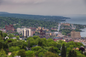 Obraz premium Enger Tower is a tourist destination and scenic view in Duluth, Minnesota