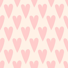 Plakat seamless love heart pattern