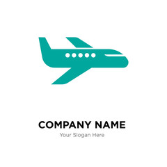 Air transport company logo design template
