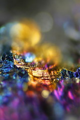 Colorful copper ore called peacock ore