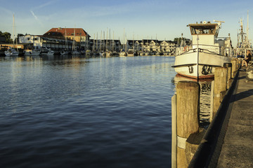 Fischerboote im Yachthafen, Bootshafen Karlshagen Usedom. Ostsee_004