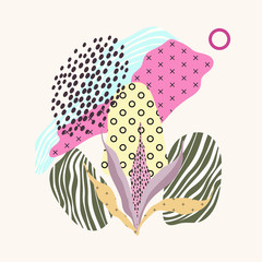 Modern vector art illustration.