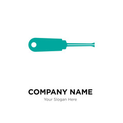 turn-screw company logo design template