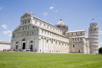Fototapeta na wymiar Leaning Tower of Pisa - Pisa - Tuscany - Italy
