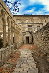 Patio interior Castillo Morella