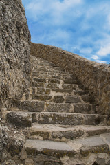 Fototapeta na wymiar Escaleras de piedra