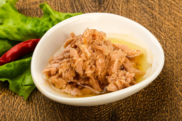 Canned tuna fish