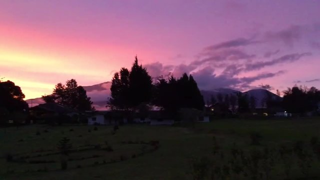 Andean Sunset over Cotacachi