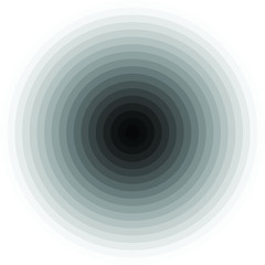 Black vector circle gradient background
