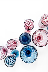Colored Vintage Goblets