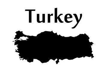 map of Turkey. vector illustration