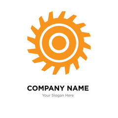 saw blade company logo design template