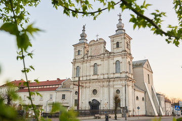 Fototapeta na wymiar Kościół św. Franciszka Ksawerego w Krasnymstawie