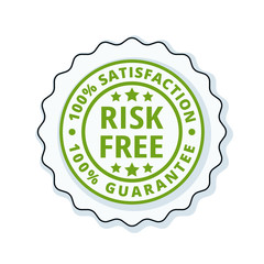Risk Free 100% Satisfaction Guarantee illustration