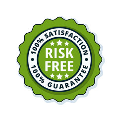 Risk Free 100% Satisfaction Guarantee illustration