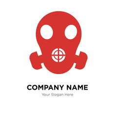 respirator company logo design template