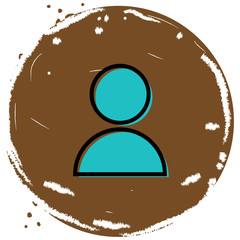 User icon vector illustration