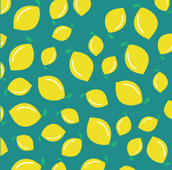 Lemon background illustration