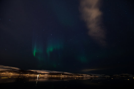 Northern Europe Norway Kirkenes Northern lights Aurora 北欧 ノルウェー キルケネス オーロラ