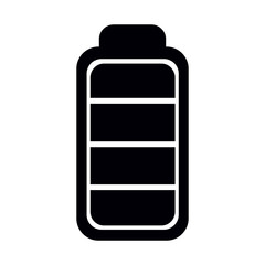 Battery Vector Icon - Isolated On White Background