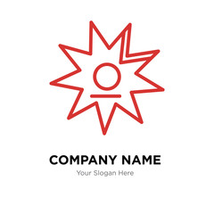 Walk of fame company logo design template