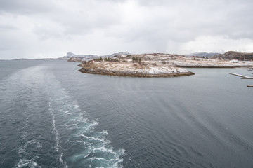 Northern Europe Norway Hurtigruten Ms Nordkapp landscape 北欧 ノルウェー...