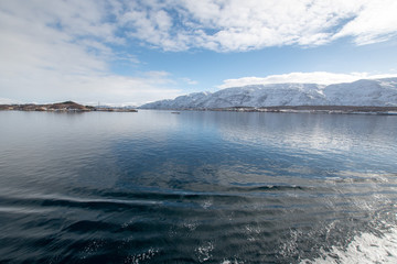 Northern Europe Norway Hurtigruten Ms Nordkapp landscape 北欧 ノルウェー フッティルーテン 沿岸急行船 風景