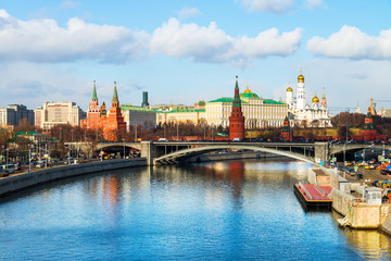 Obraz premium Famous landmarks Kremlin in Moscow, Russia.