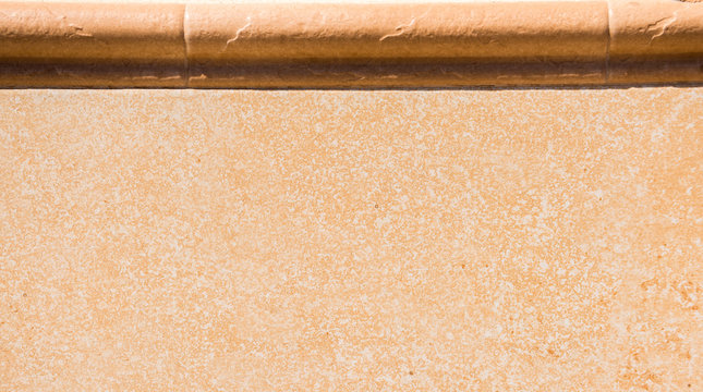 Traditional ornamental Spanish decorative tiles, original ceramic tiles on the walls of buildings