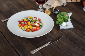 Fresh healthy organic vegetables. Food background