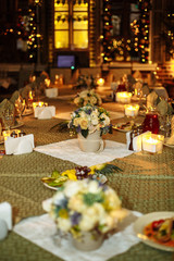 Beautiful holiday table