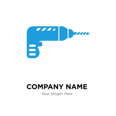 drill company logo design template