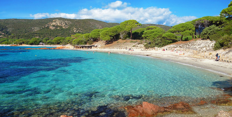 Plage Palombaggia, Corse, France.