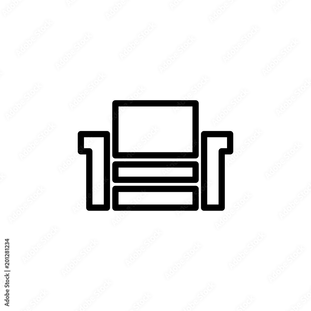 Poster home theater icon. element of minimalistic icons for mobile concept and web apps. thin line icon for