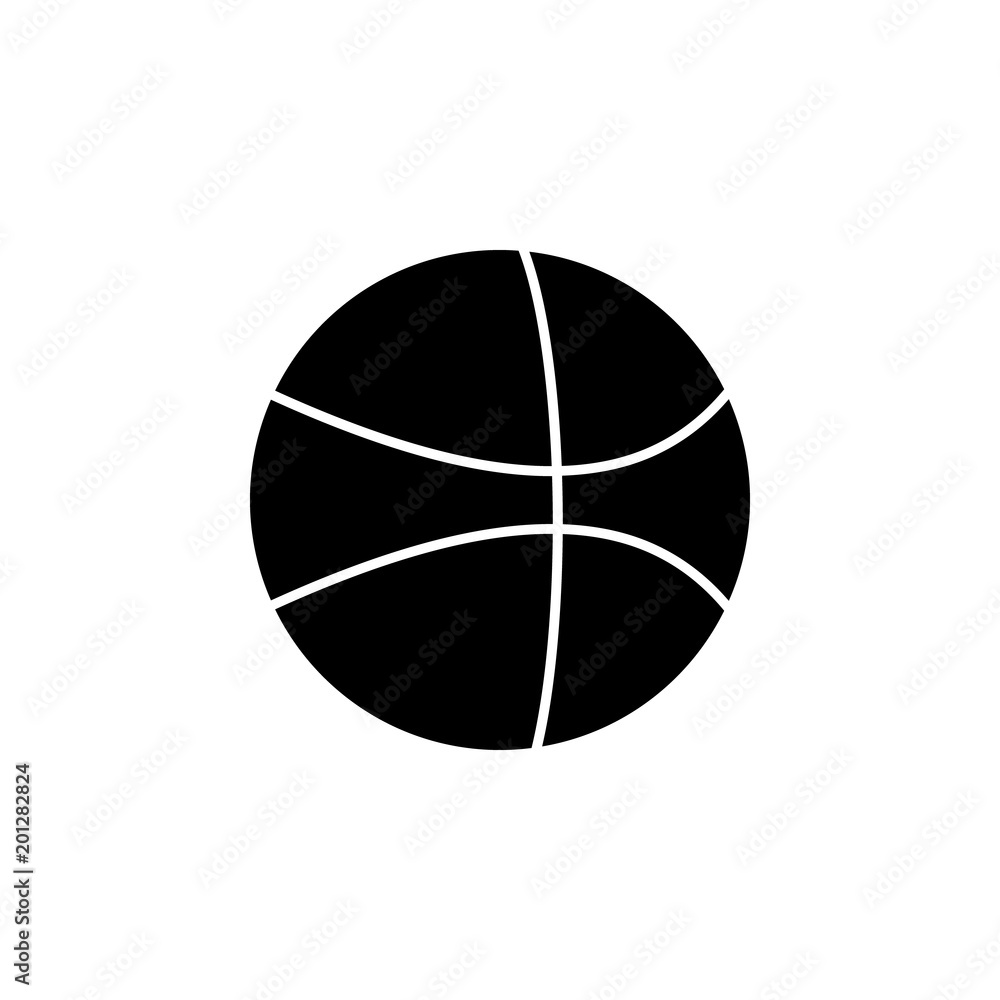 Poster basketball icon. element of minimalistic icon for mobile concept and web apps. signs and symbols col