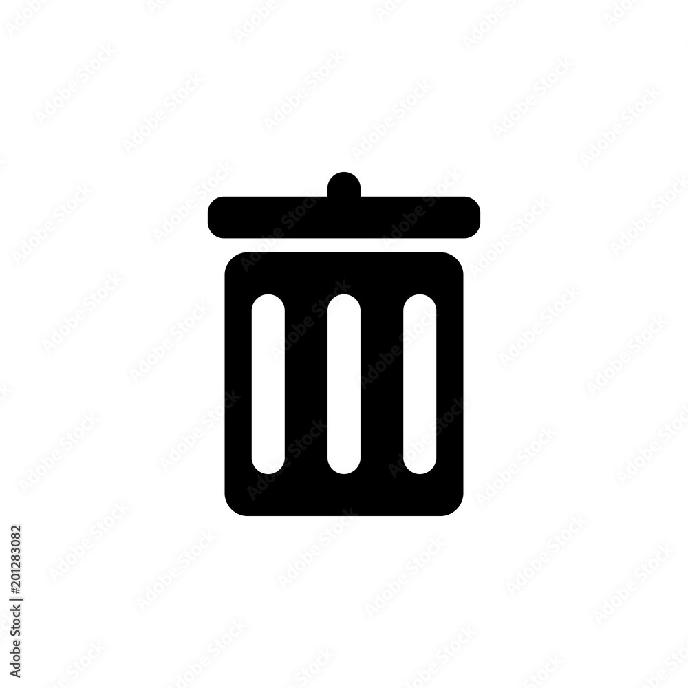 Poster trash can icon. element of minimalistic icon for mobile concept and web apps. signs and symbols coll