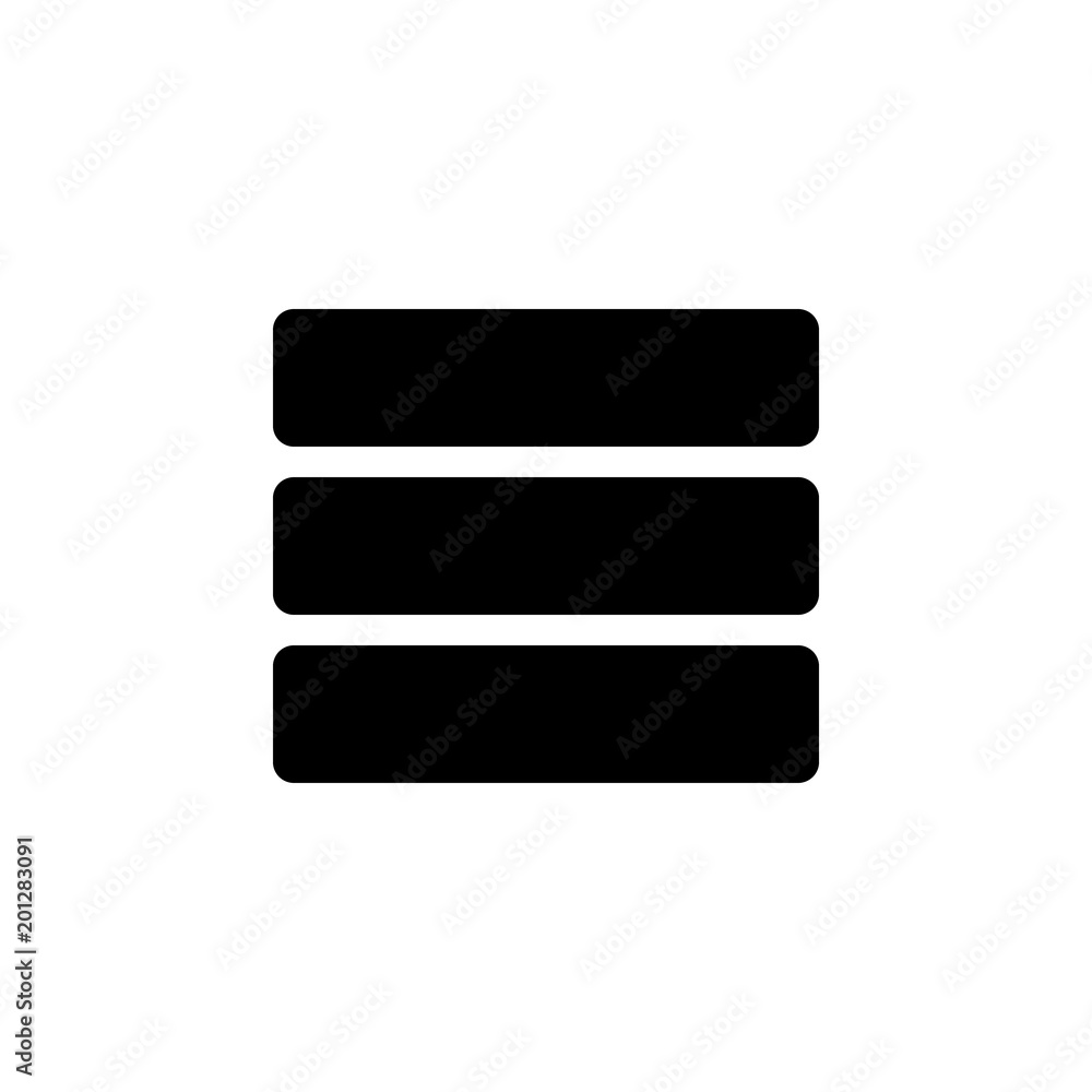 Poster strips icon. element of minimalistic icon for mobile concept and web apps. signs and symbols collect