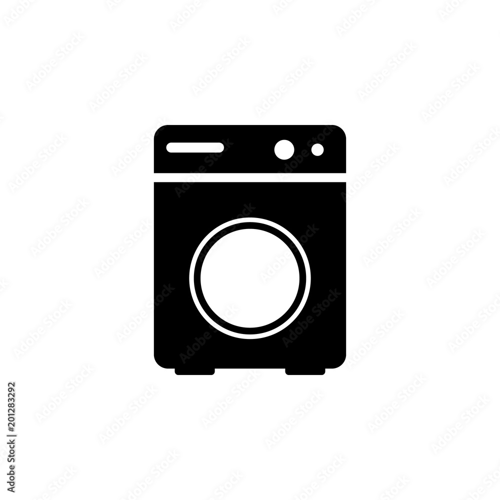 Poster washing machine icon. element of minimalistic icon for mobile concept and web apps. signs and symbol