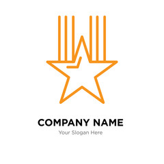 star company logo design template