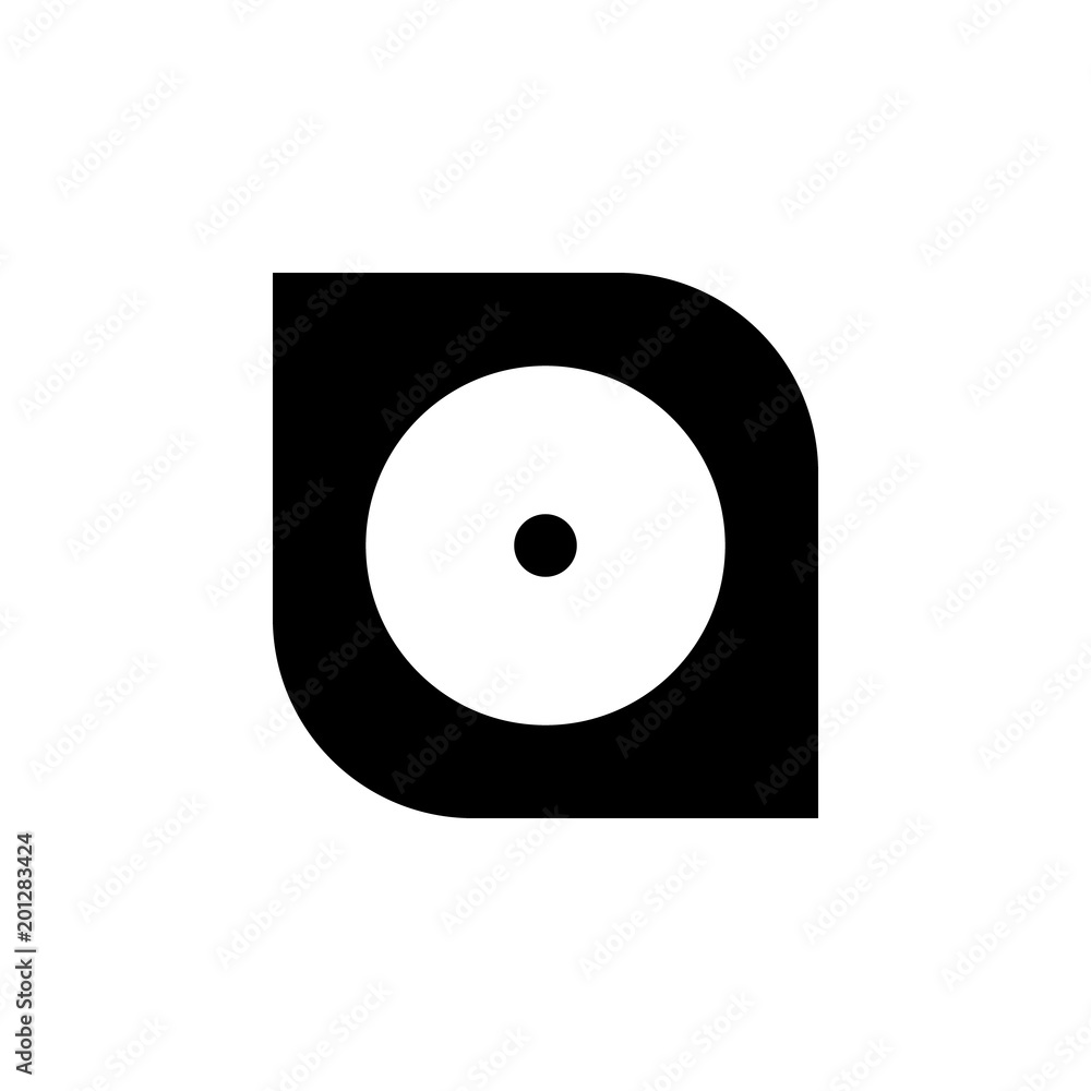 Poster hard disc icon. element of minimalistic icon for mobile concept and web apps. signs and symbols coll