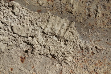 Metal texture with scratches and cracks