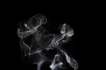 Smoke with black background 2