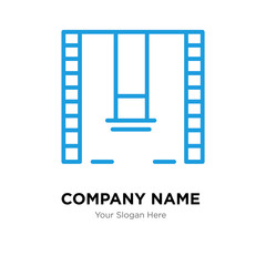 Swings company logo design template