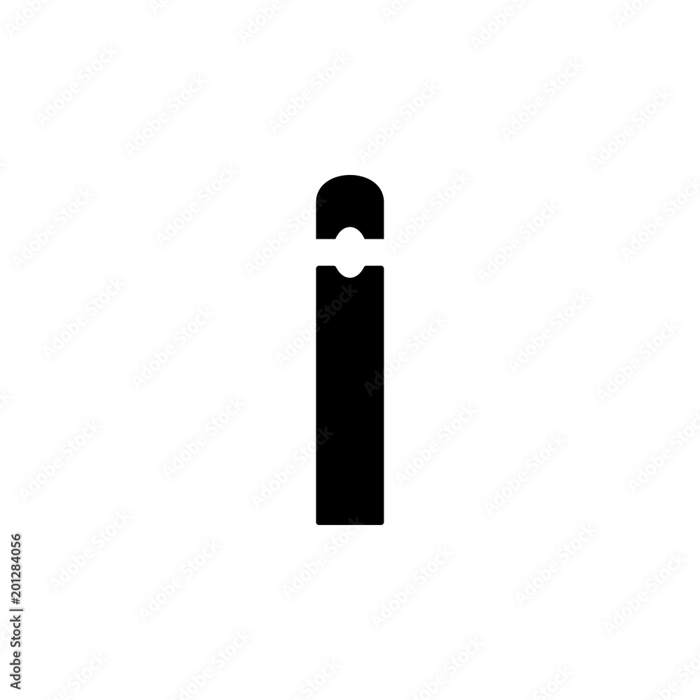 Aufkleber needle hole icon. element of minimalistic icon for mobile concept and web apps. signs and symbols co