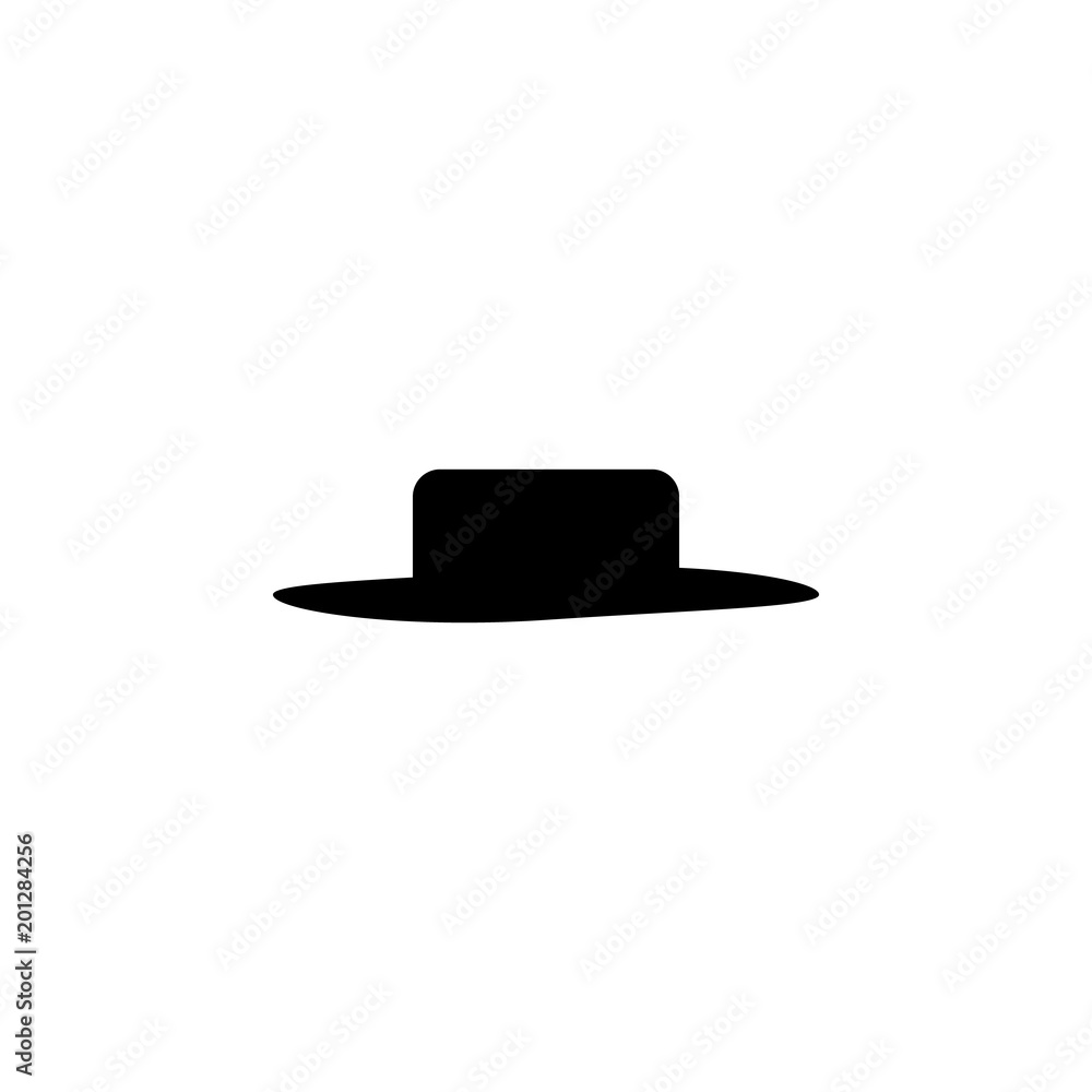 Poster hat icon. element of minimalistic icon for mobile concept and web apps. signs and symbols collection