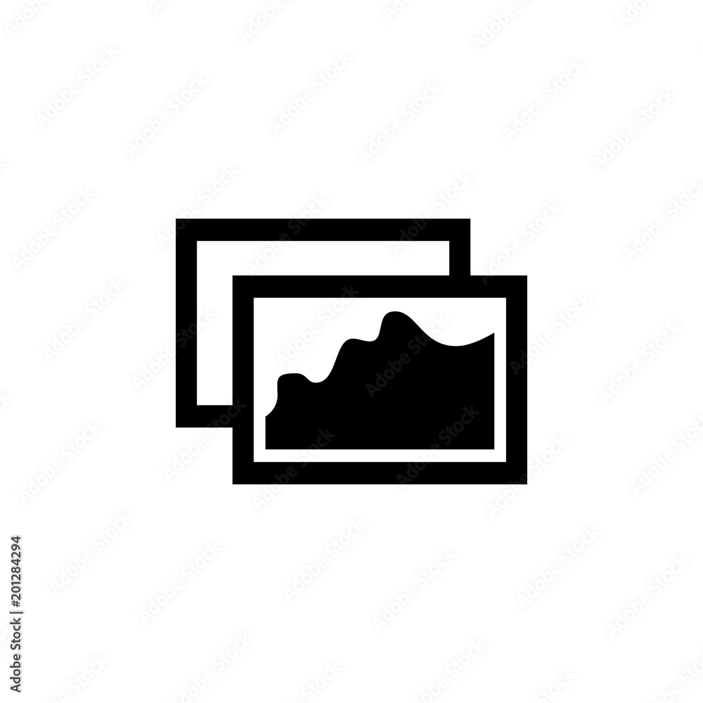Poster paintings icon. element of minimalistic icon for mobile concept and web apps. signs and symbols coll
