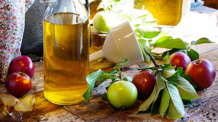 apple cider- fermented apple juice